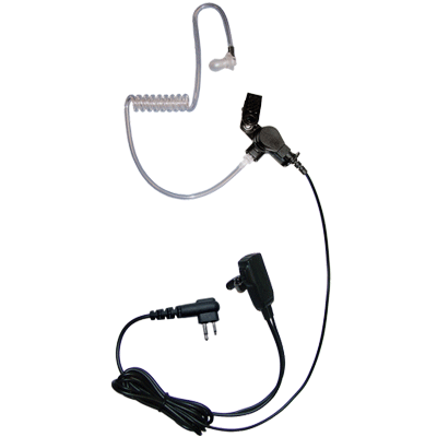 radio earpiece Surveillance kit clear tube canada wide communications